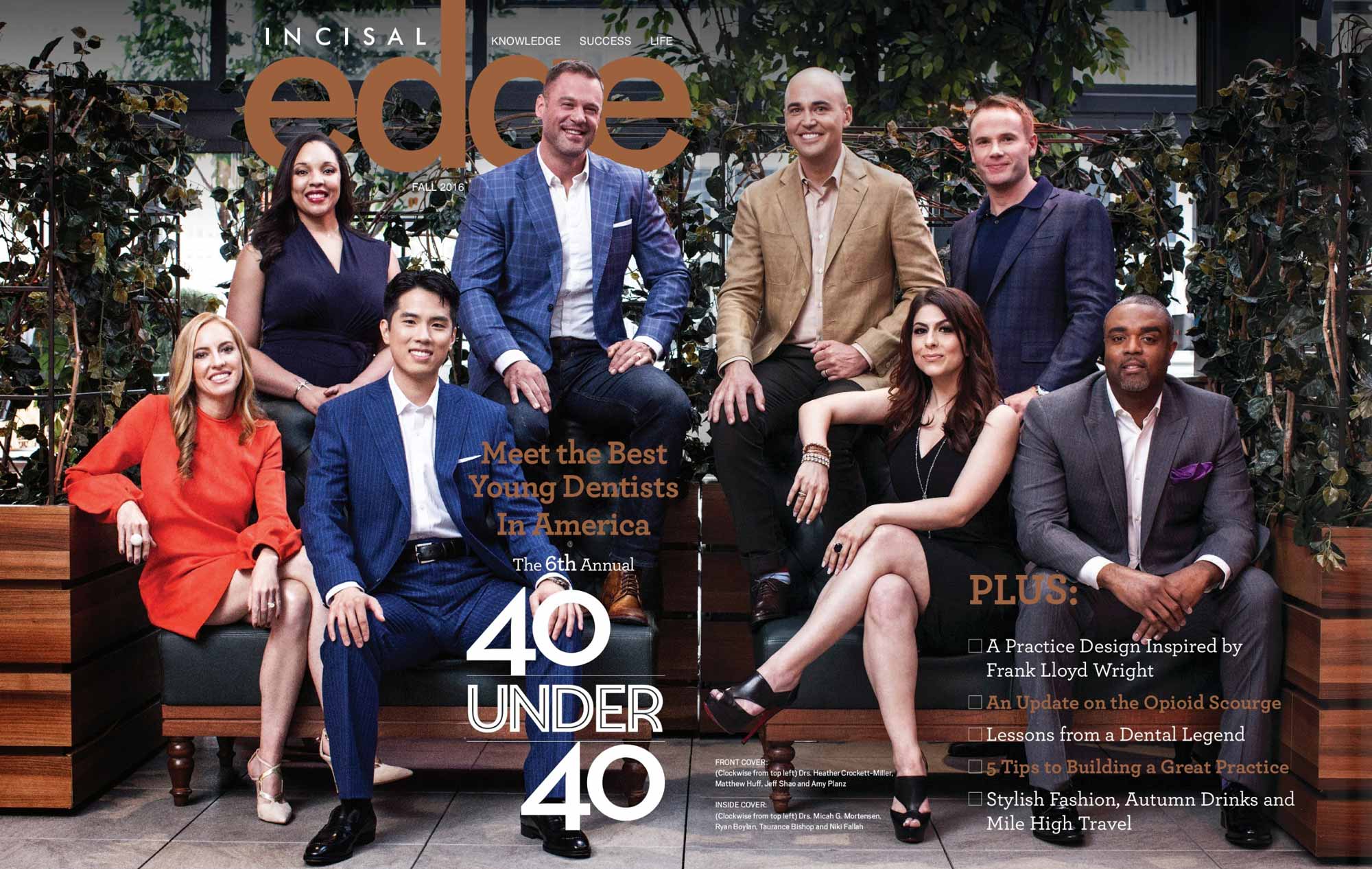 Editorial photography of dentists for Incisal Edge Magazine by Jeff Fried