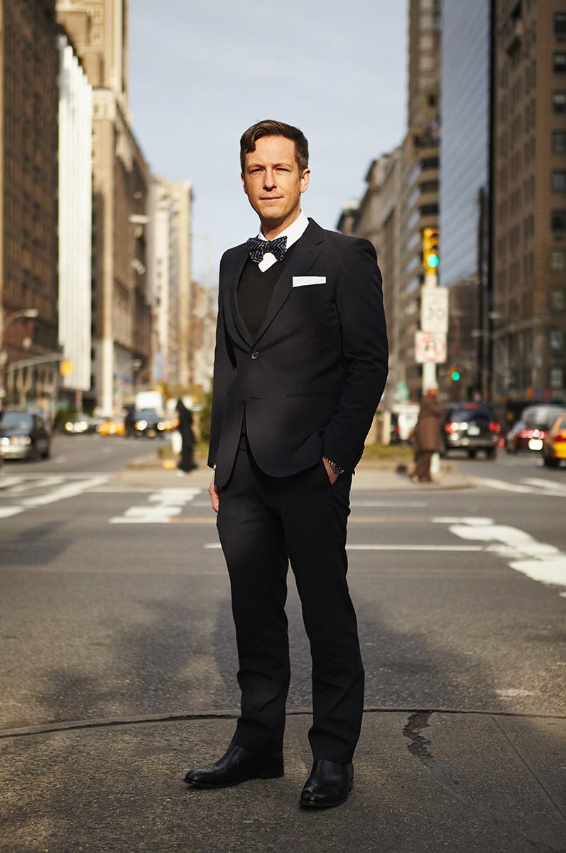 Portrait of Joe Thiel in Manhattan by Jeff Fried
