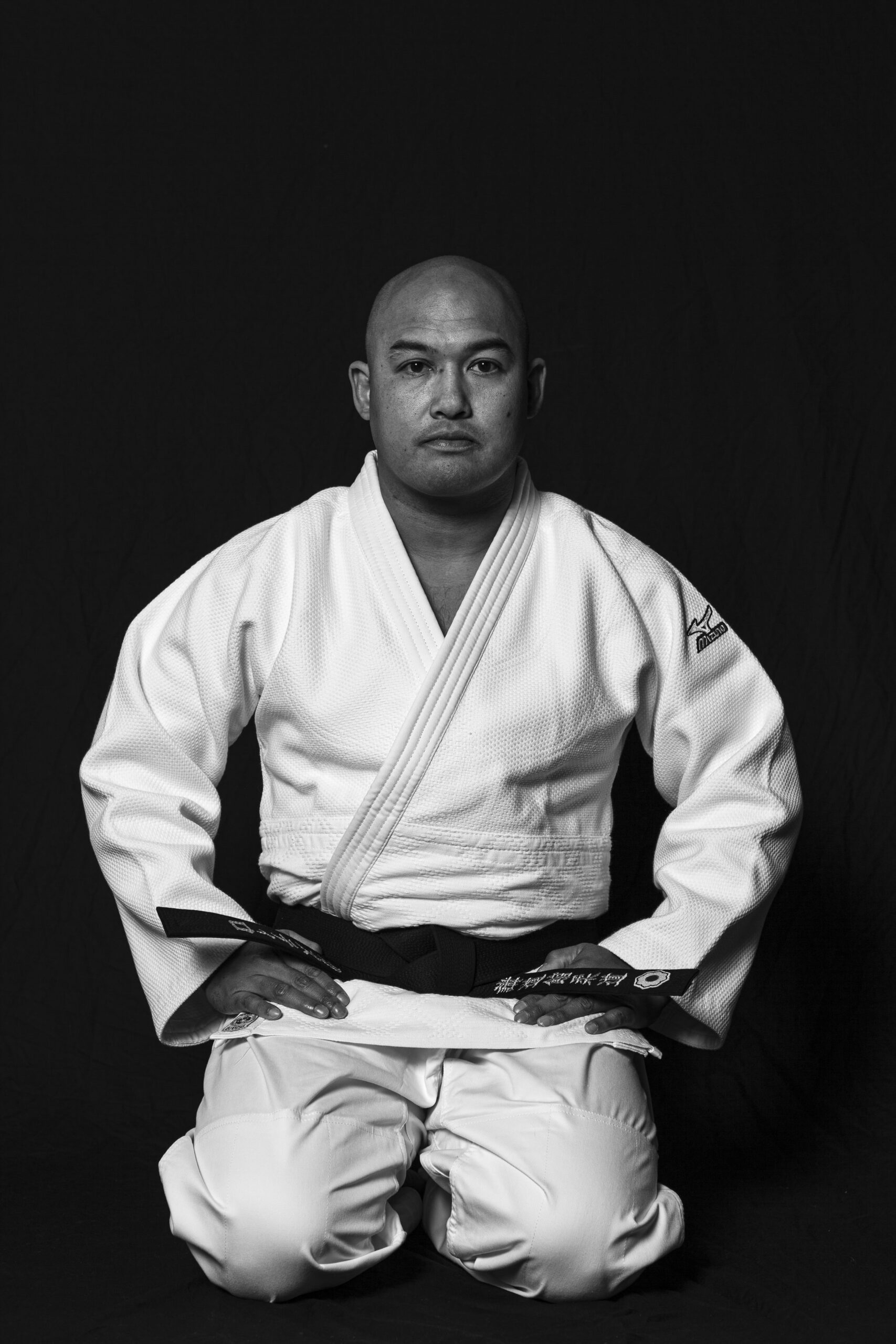 man wearing a judo gi