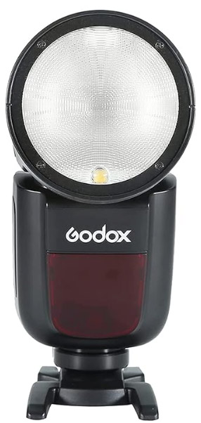 Godox V1 round head on camera flash