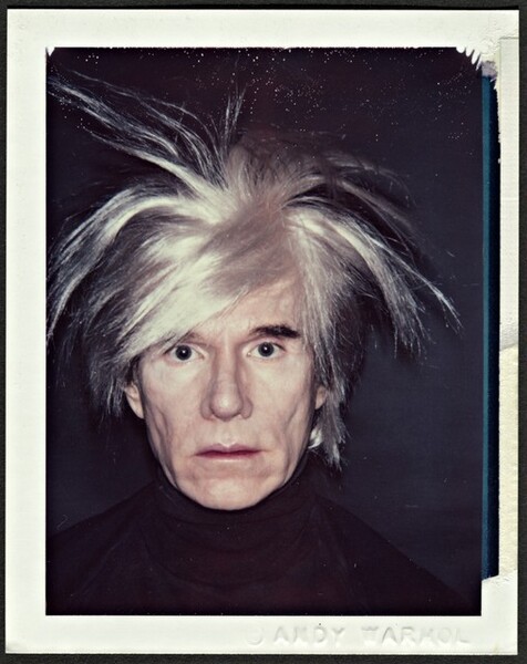 Andy Warhol Self-Portrait with Fright Wig, 1986