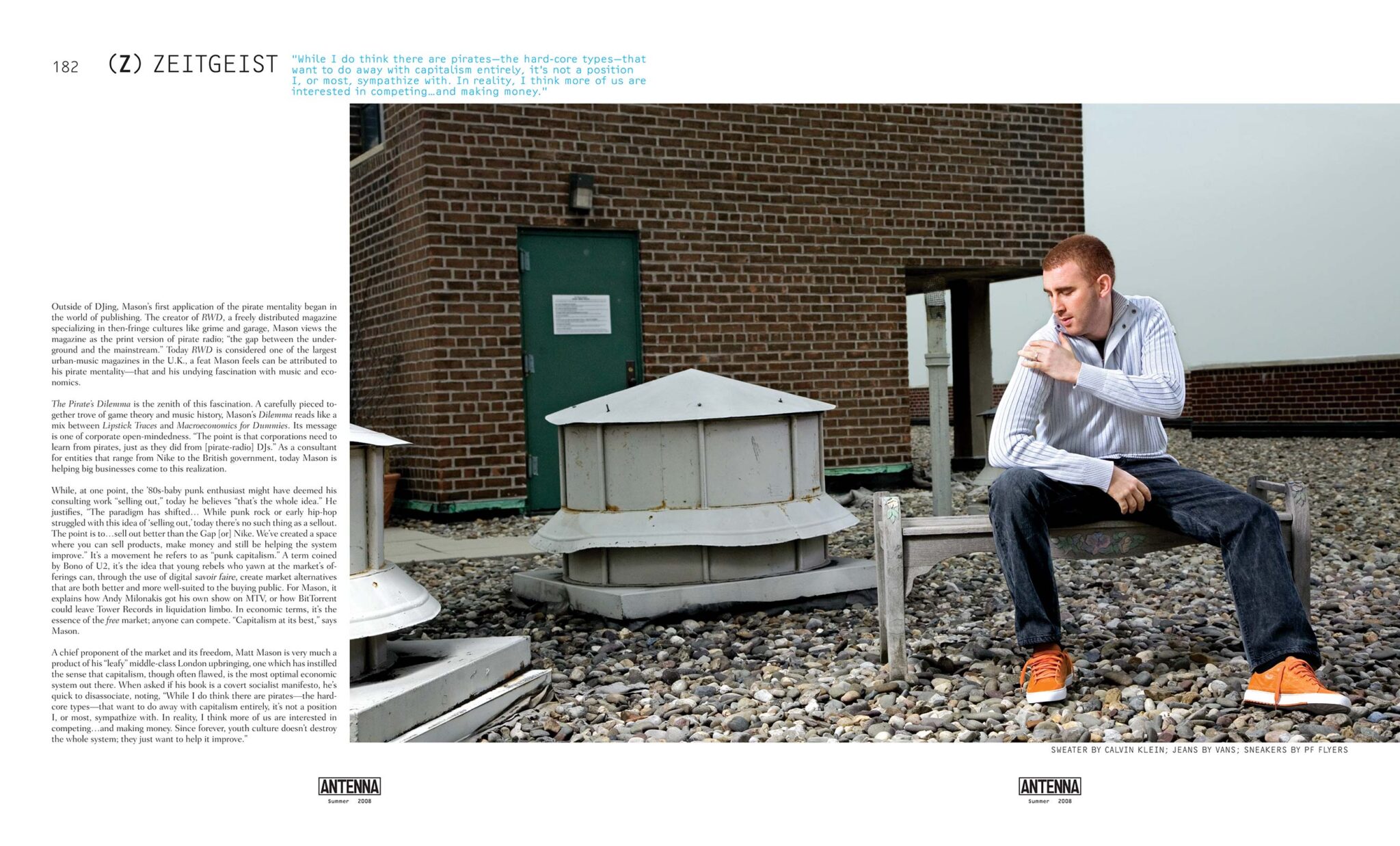 Editorial Photo of Matt Mason for Antenna Magazine