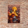 Puppet Spectacle Gathering | 24 x 36 (Open Edition) | Framed Artwork - Image 5