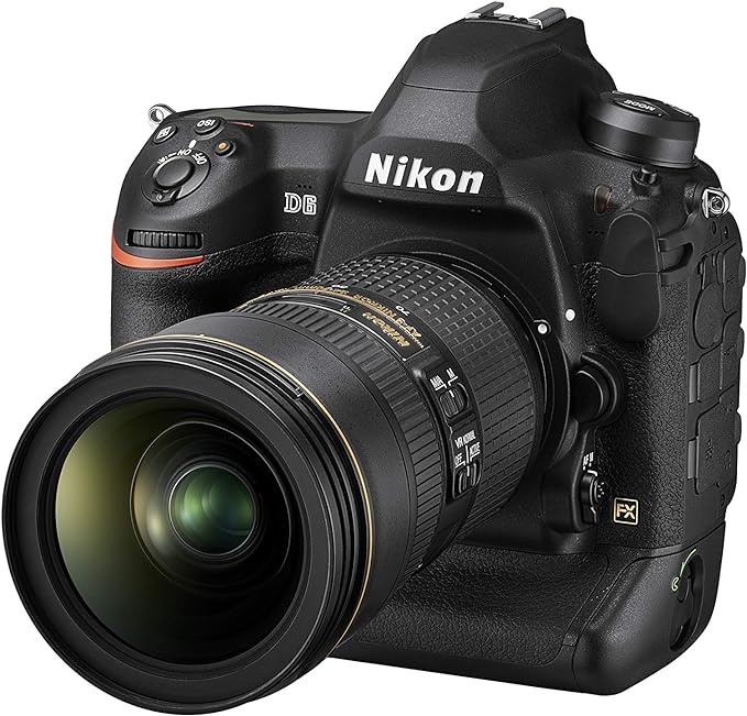 Nikon D6 with lens