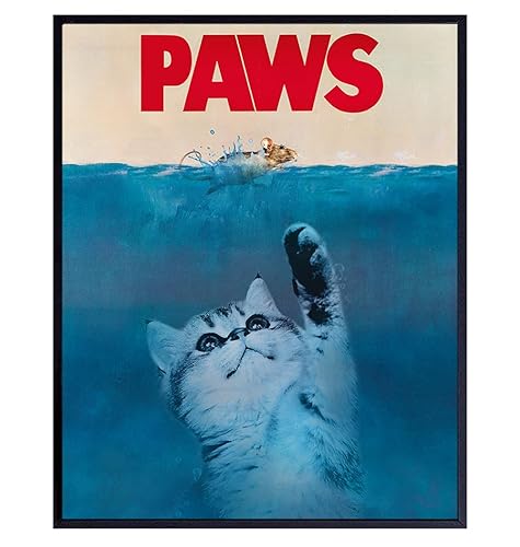 Paws kitten jaws poster