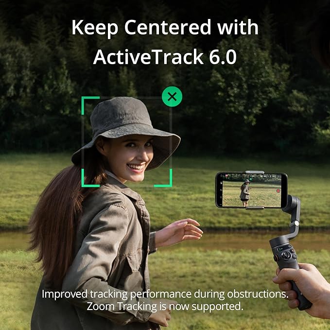 dji osmo gimbal keep your subjects face centered with ActiveTrack 6.0