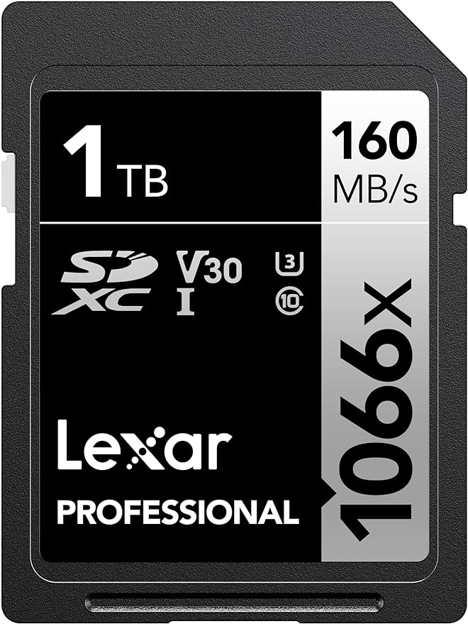 Lexar 1TB Professional 1066x SDXC Memory Card