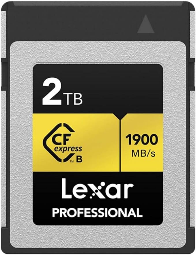 Lexar 2TB Professional CFexpress Type B Memory Card GOLD Series