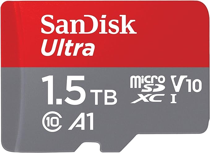 Micro SD SanDisk 1.5TB Ultra microSDXC UHS-I Memory Card with Adapter