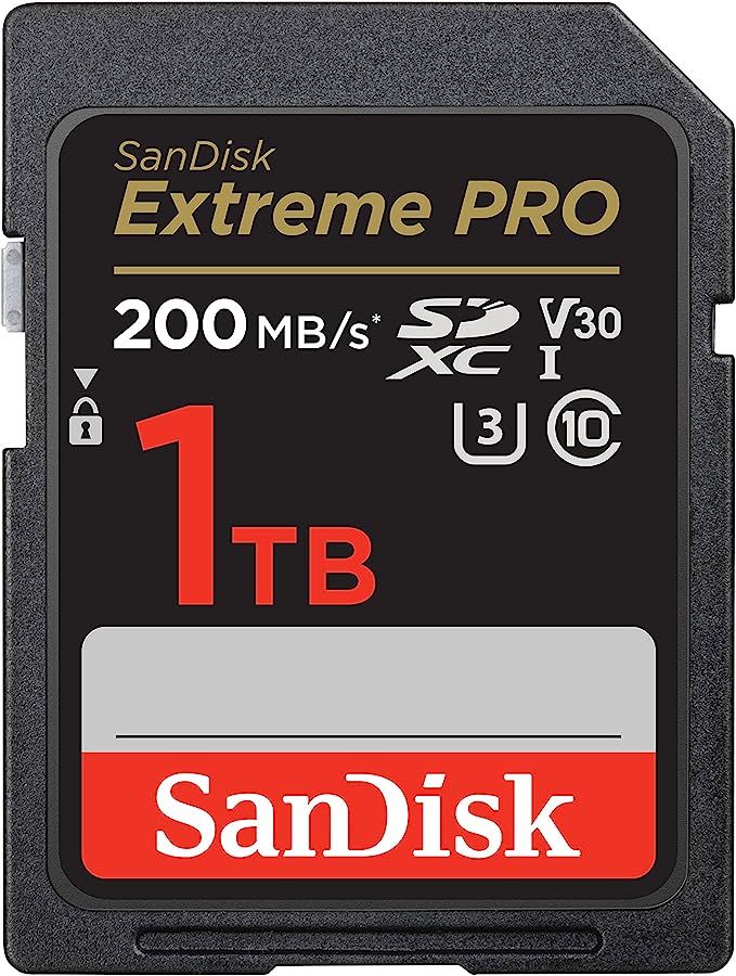 SanDisk 1TB Extreme PRO SDXC UHS-I Memory Card