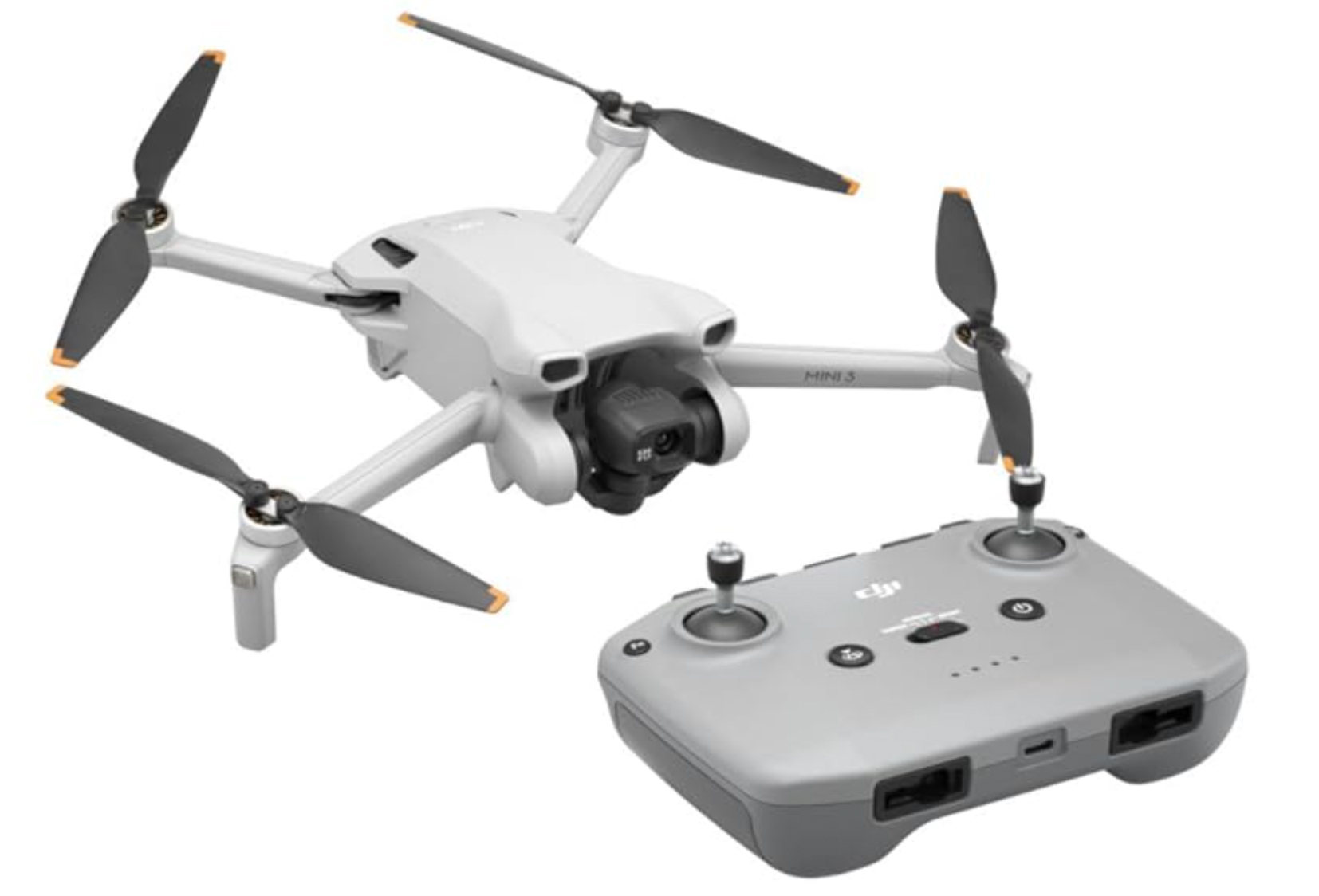 DJI Mini 3 drone and remote controller