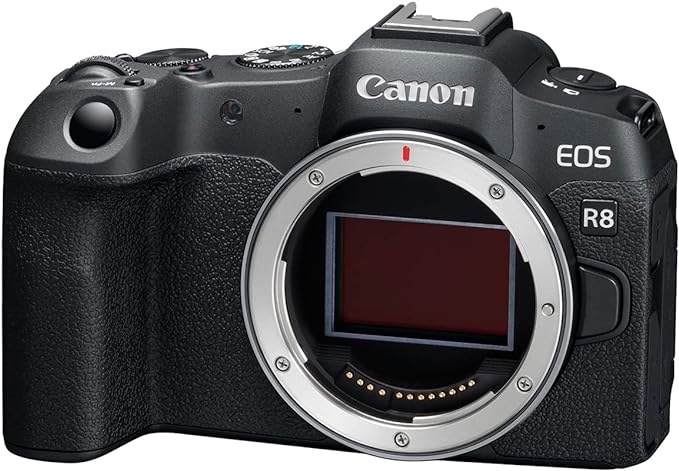 Canon EOS R8 angled