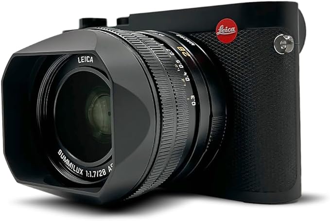 Leica Q3 Compact Digital Camera with lens hood