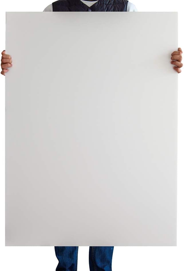 white foamcore photography backdrop